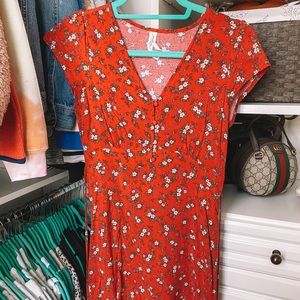 Aeropostale Floral Skater Dress